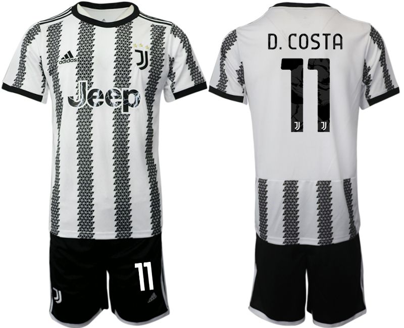 Men 2022-2023 Club Juventus FC home white #11 Soccer Jersey